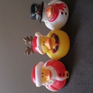3 Mini Holiday Ducks